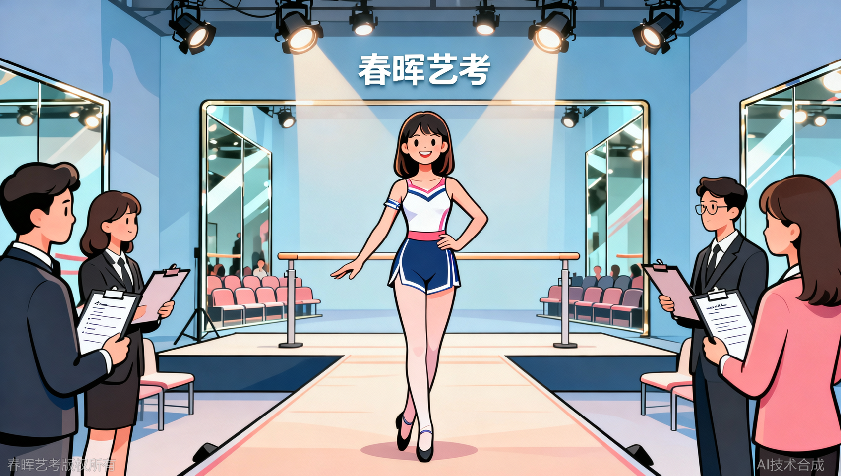石家庄服装表演艺考培训哪家真正懂统考？河北春晖艺考全真模拟考场还原度惊人