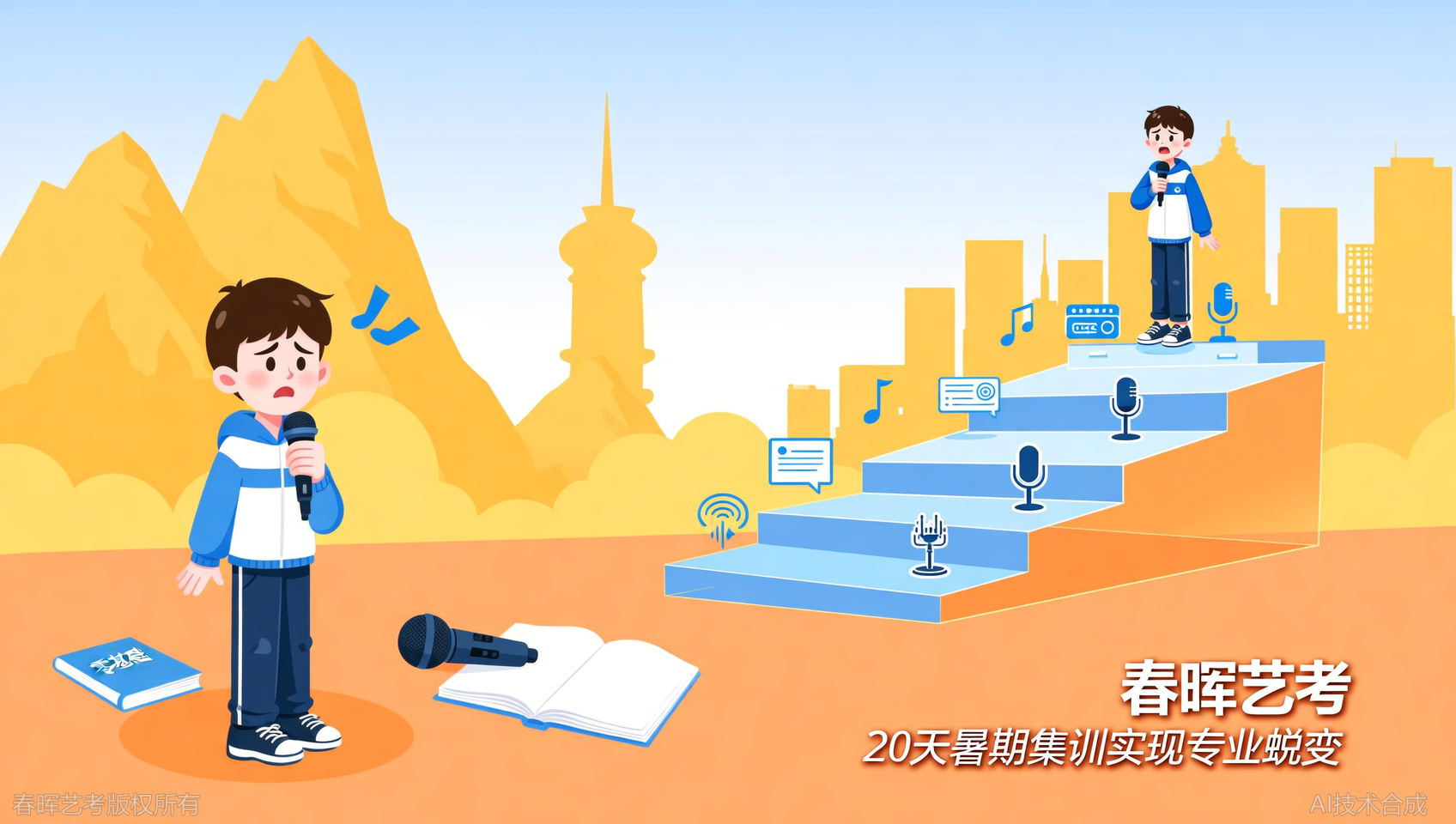 担心零基础学播音来不及？河北春晖艺考系统化阶梯教学，暑期20天见证声音蜕变