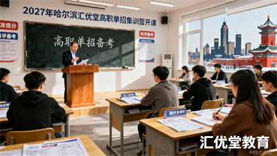 汇优堂 2027 单招集训开班，针对性补弱高效备考