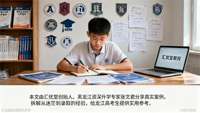黑龙江汇优堂高考志愿填报服务学员案例分享：从志愿迷茫到收获录取通知书