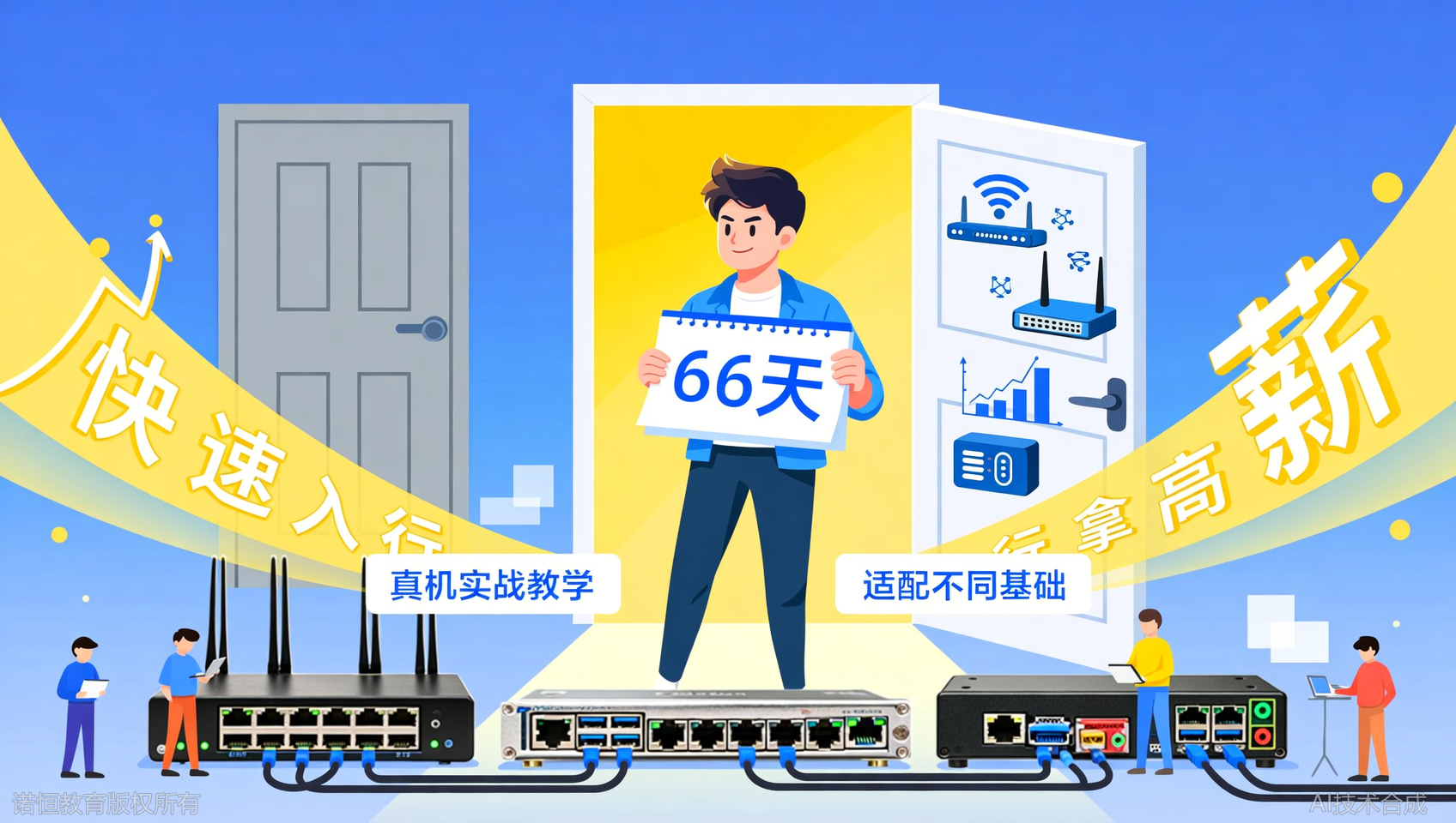 诺恒教育数通班，66天学成，薪资6k&ndash;15k+