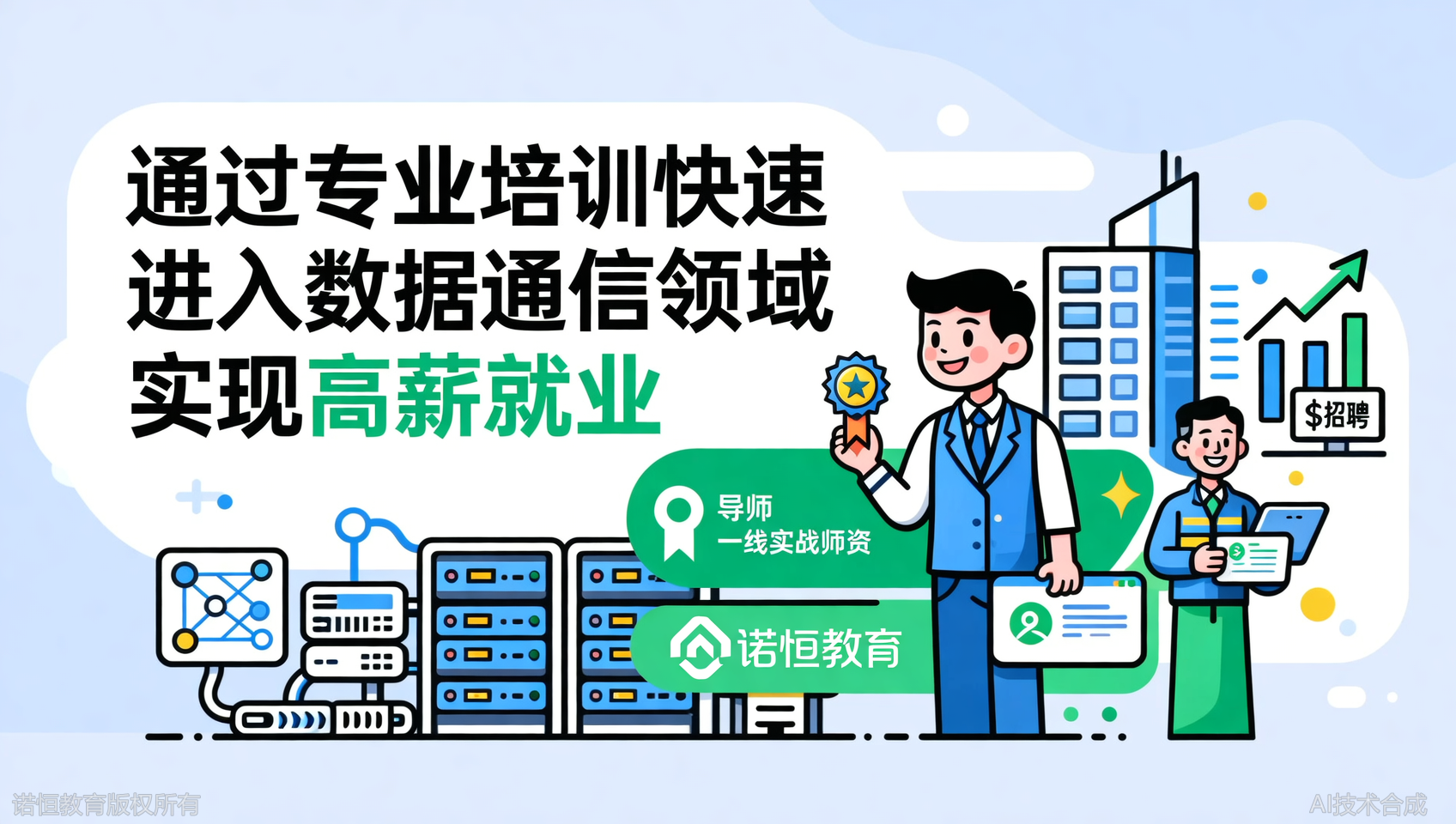 8年+实战师资！诺恒教育帮你高效拿证高薪就业