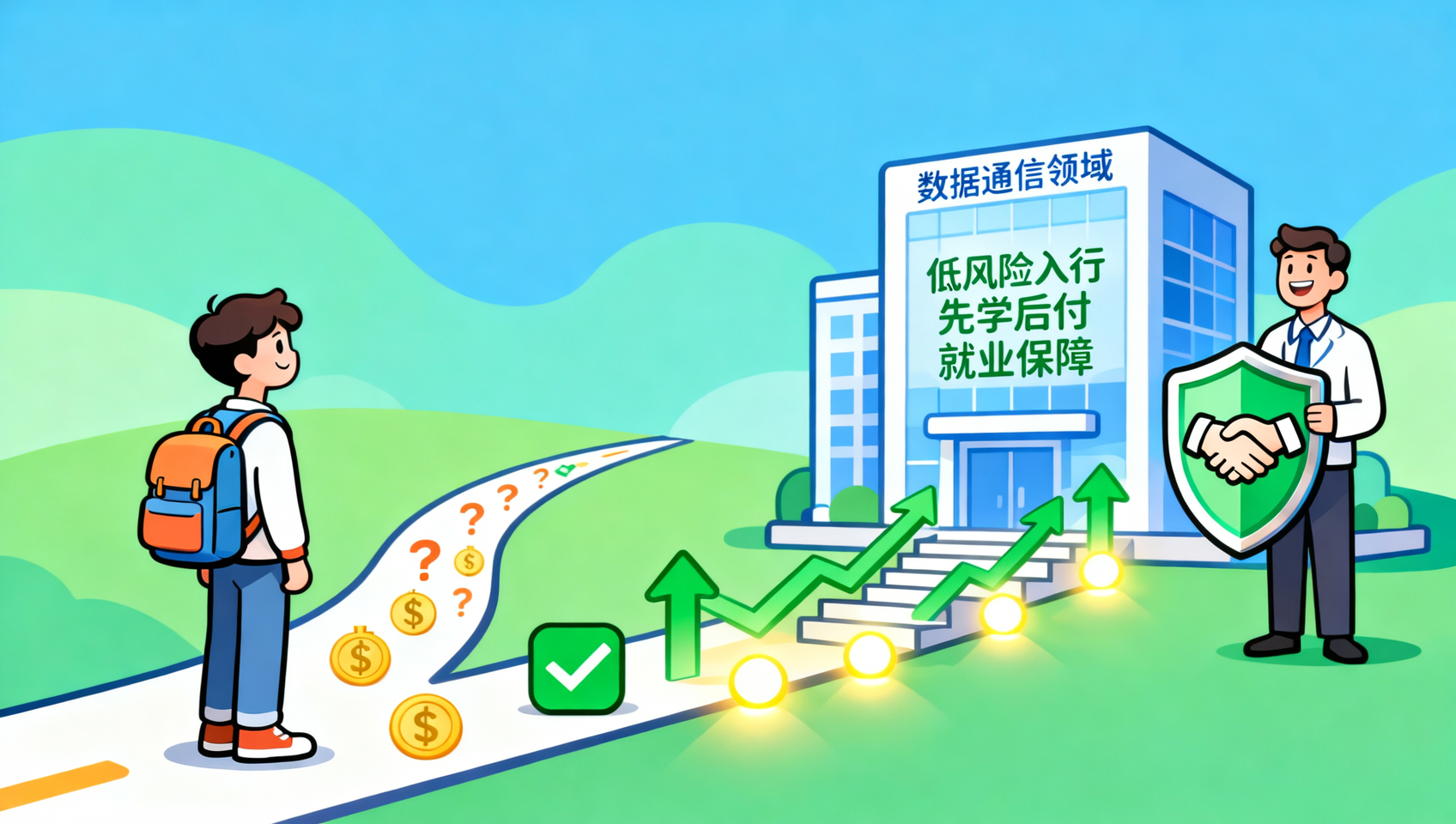 先学后付+不就业不付费｜诺恒教育零风险学数通