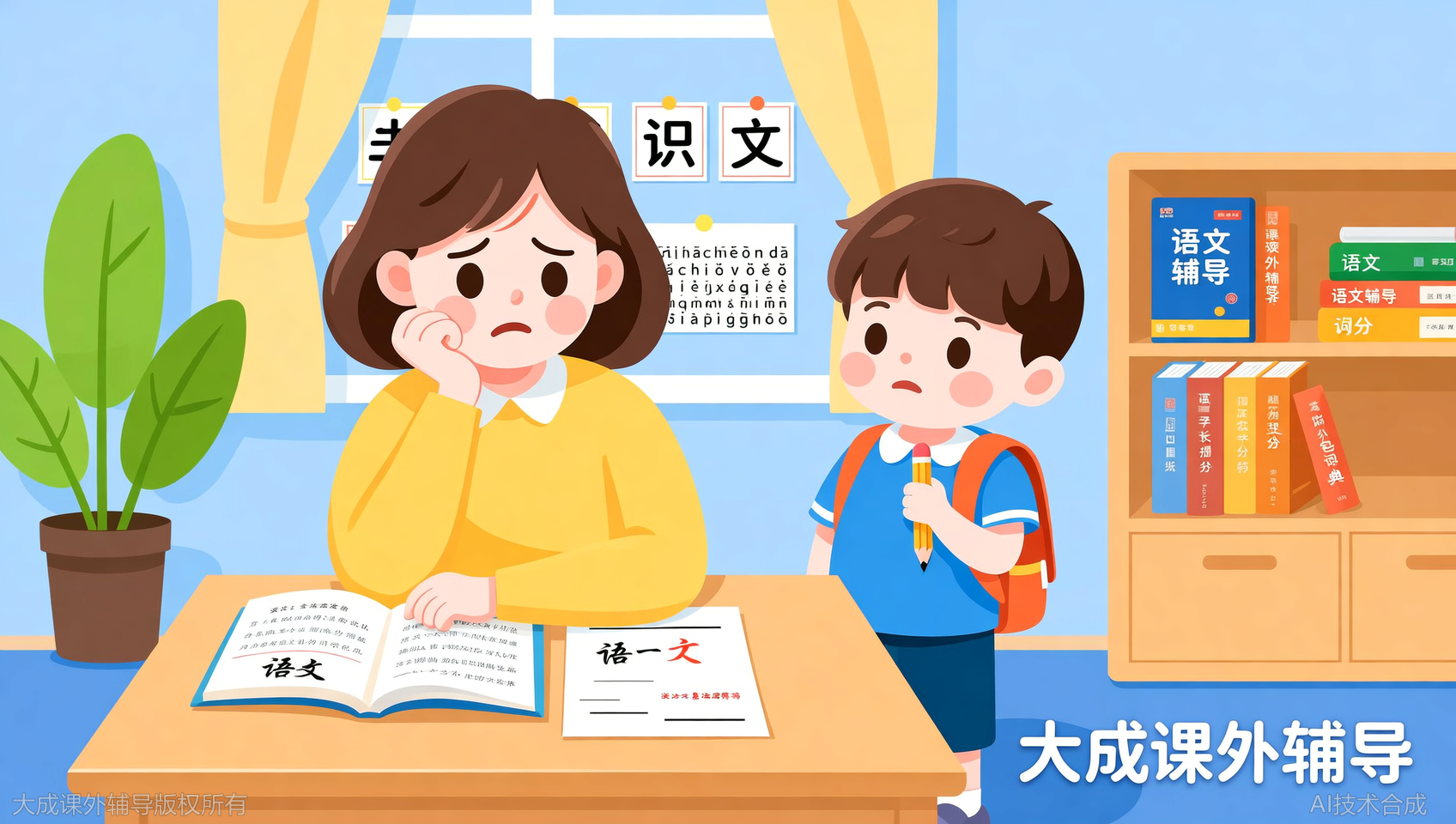 小学语文成绩总上不去？可能是方法不对，大成教育培优课带你重新打基础