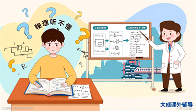 高中物理听不懂怎么办？大成教育一对一辅导从概念到解题全梳理