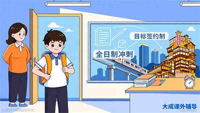 初三全日制冲刺班，大成教育家长更安心