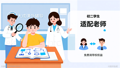 初二物理培训机构选大成教育，享&ldquo;学期中免费调整老师&rdquo;权益