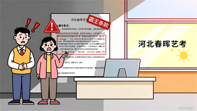 河北春晖艺考：播音合同里的&ldquo;霸王条款&rdquo;，你注意到了吗？