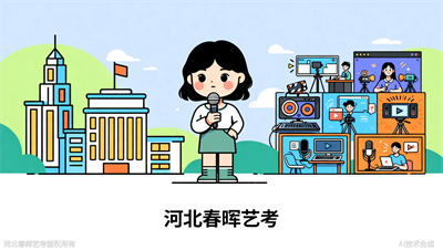 河北春晖艺考：播音毕业生只能去电视台？新媒体就业方向更香