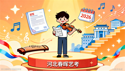 河北春晖艺考：2026年省级统考政策变化，音乐生必看