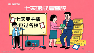 河北春晖艺考怒批：那些鼓吹&ldquo;七天速成播音腔&rdquo;的机构，别信！