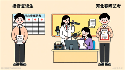 河北春晖艺考：播音复读一年，我是怎么从落榜到拿证的？