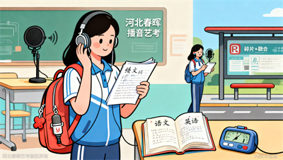 河北春晖艺考：文化课太弱？播音生&ldquo;碎片+融合&rdquo;学习法分享