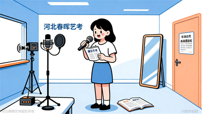 河北春晖艺考：新闻播读&ldquo;播音腔&rdquo;怎么练？三步搞定