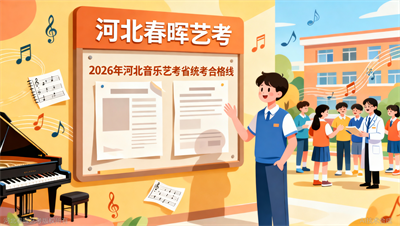 河北春晖艺考：2026年音乐艺考省统考合格线什么时候公布？