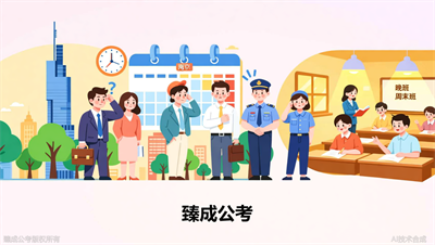 南京公考培训有没有晚班或周末班？臻成公考回应在职考生关切