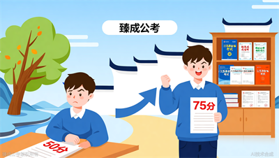 臻成公考学员分享：江苏事业编考试行测从50分到75分的蜕变