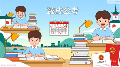 江苏公务员考试三战终上岸，臻成公考学员的备考复盘