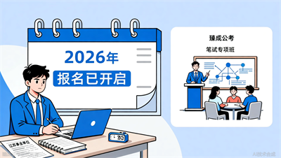 臻成公考江苏事业编统考笔试专项班即日起招生