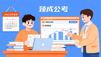 臻成公考推出江苏公务员考试刷题强化班，精准突破薄弱环节