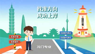 专业冷门怎么考江苏公务员？臻成公考给你三套替代方案