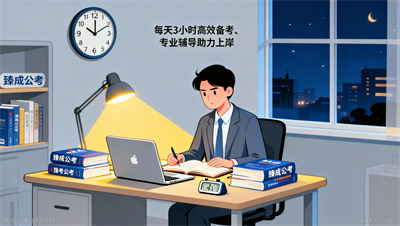 臻成公考学员用真实数据告诉你，每天3小时也能高效备考