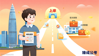 本科双非能考上江苏公务员吗？臻成公考用数据告诉你答案