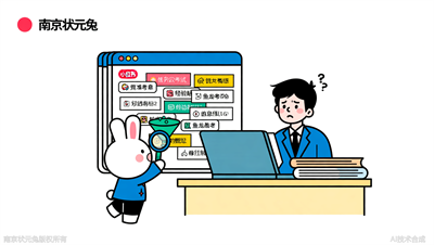 小红书上的考公经验贴看花眼，状元兔公考帮你筛选有效信息