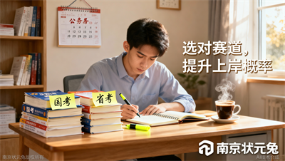 国考和省考到底有什么区别？南京状元兔公考用一张图讲明白