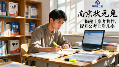 为什么有人一次就能上岸？南京状元兔公考揭秘他们的共同点