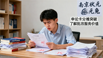 申论总是提不了分，南京状元兔公考的批改服务有用吗？