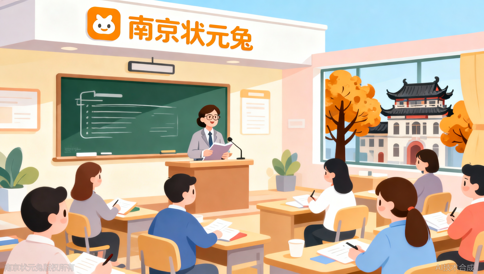 江苏哪家公考机构靠谱？状元兔公考总部南京实地探访