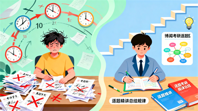 真题瞎刷vs精刷！博闻考研逐题精讲总结规律