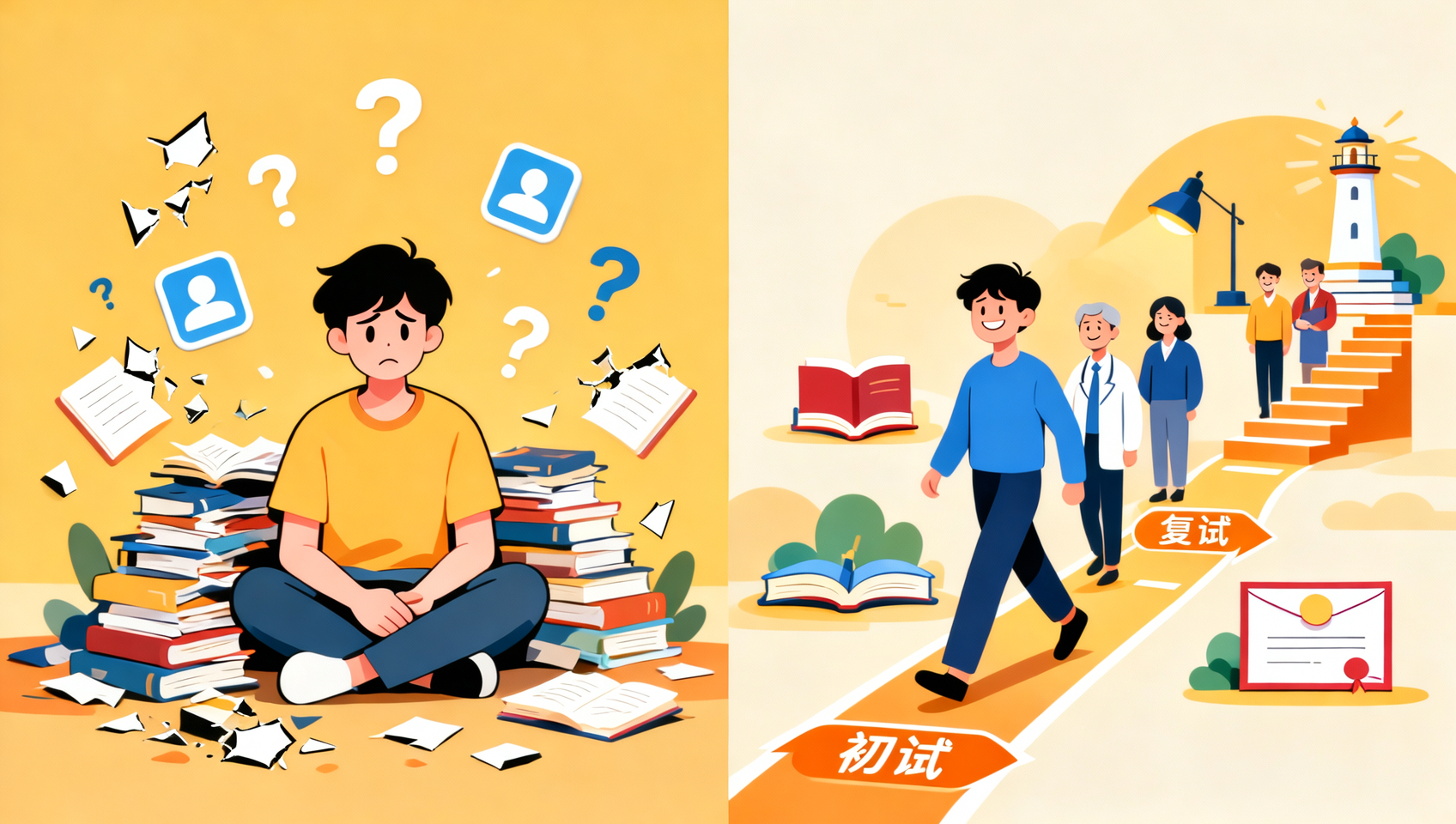 零散辅导vs全程辅导！博闻考研初试复试一条龙