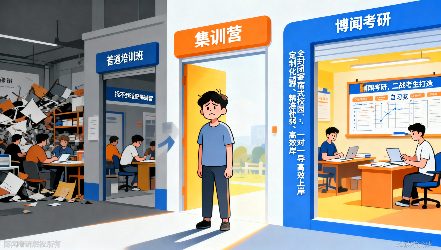 二战考研集训营选谁？博闻考研二战专属规划