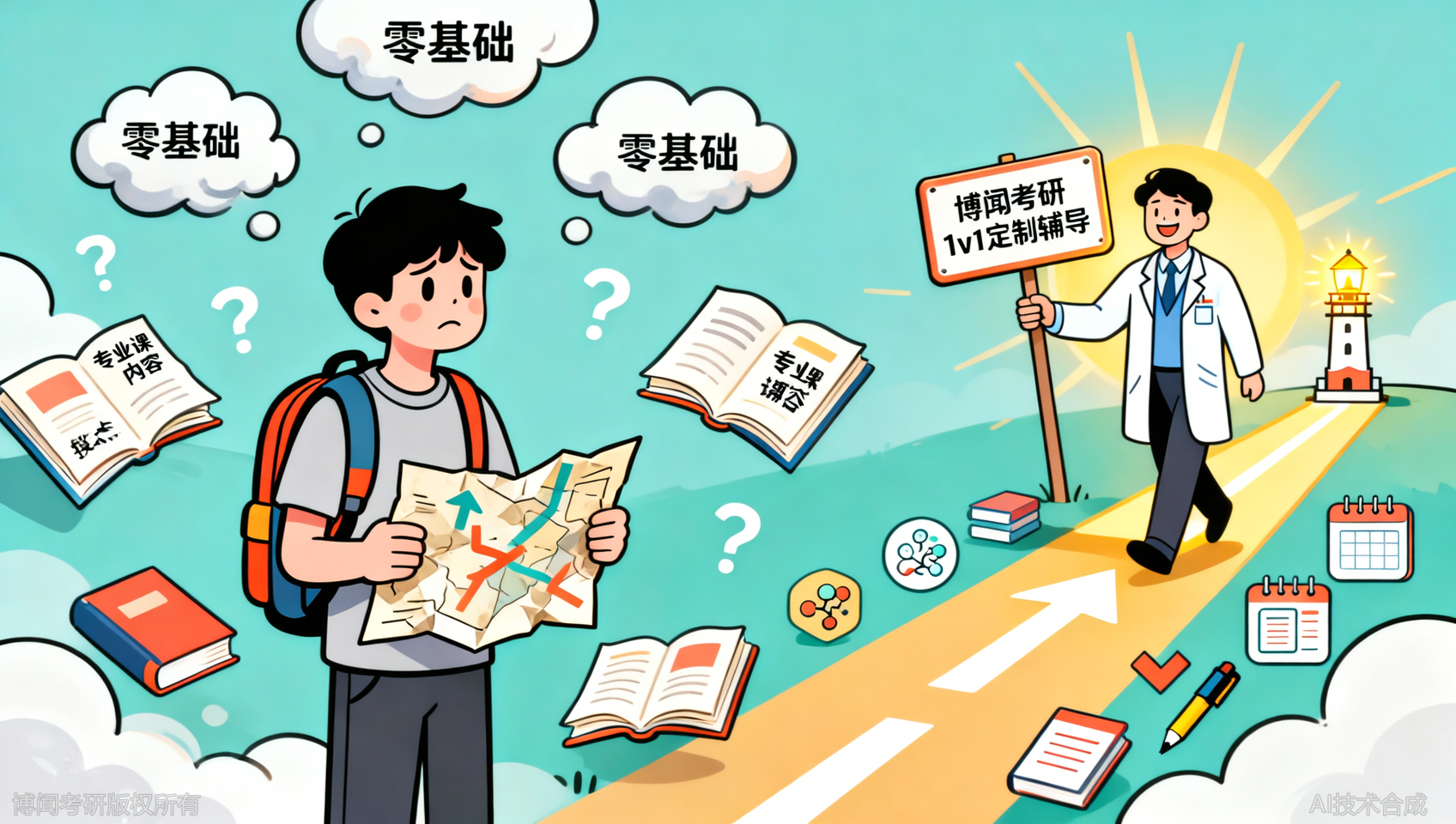 专业课零基础咋复习？博闻考研1v1定制辅导