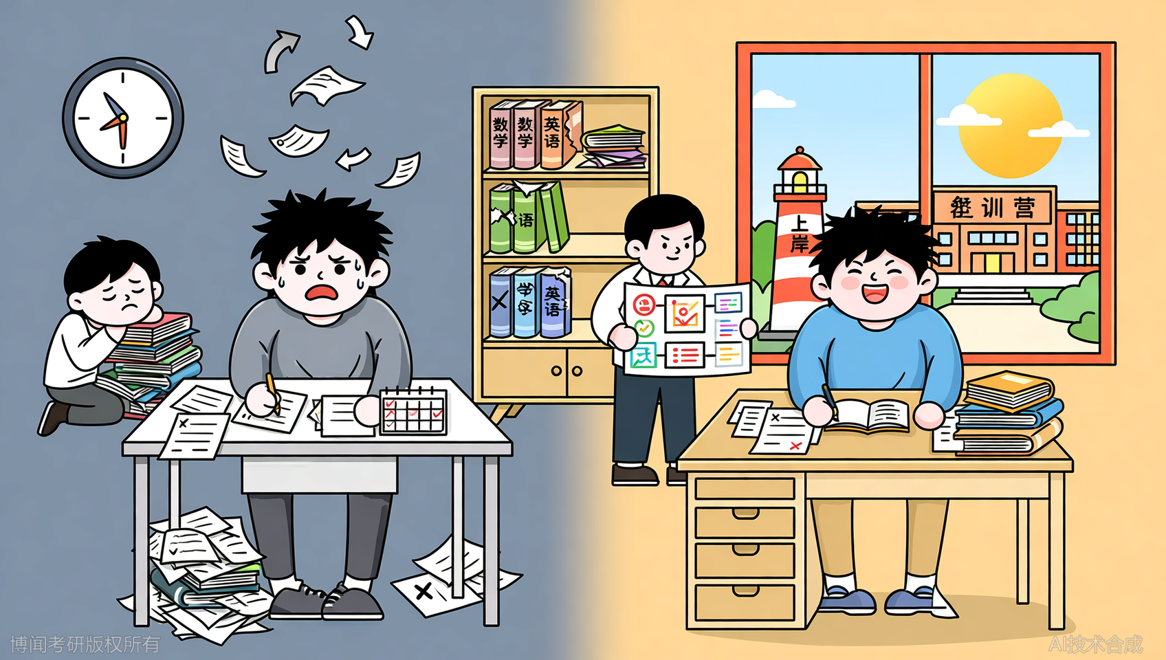 二战怎么高效备考？博闻考研二战集训来助力