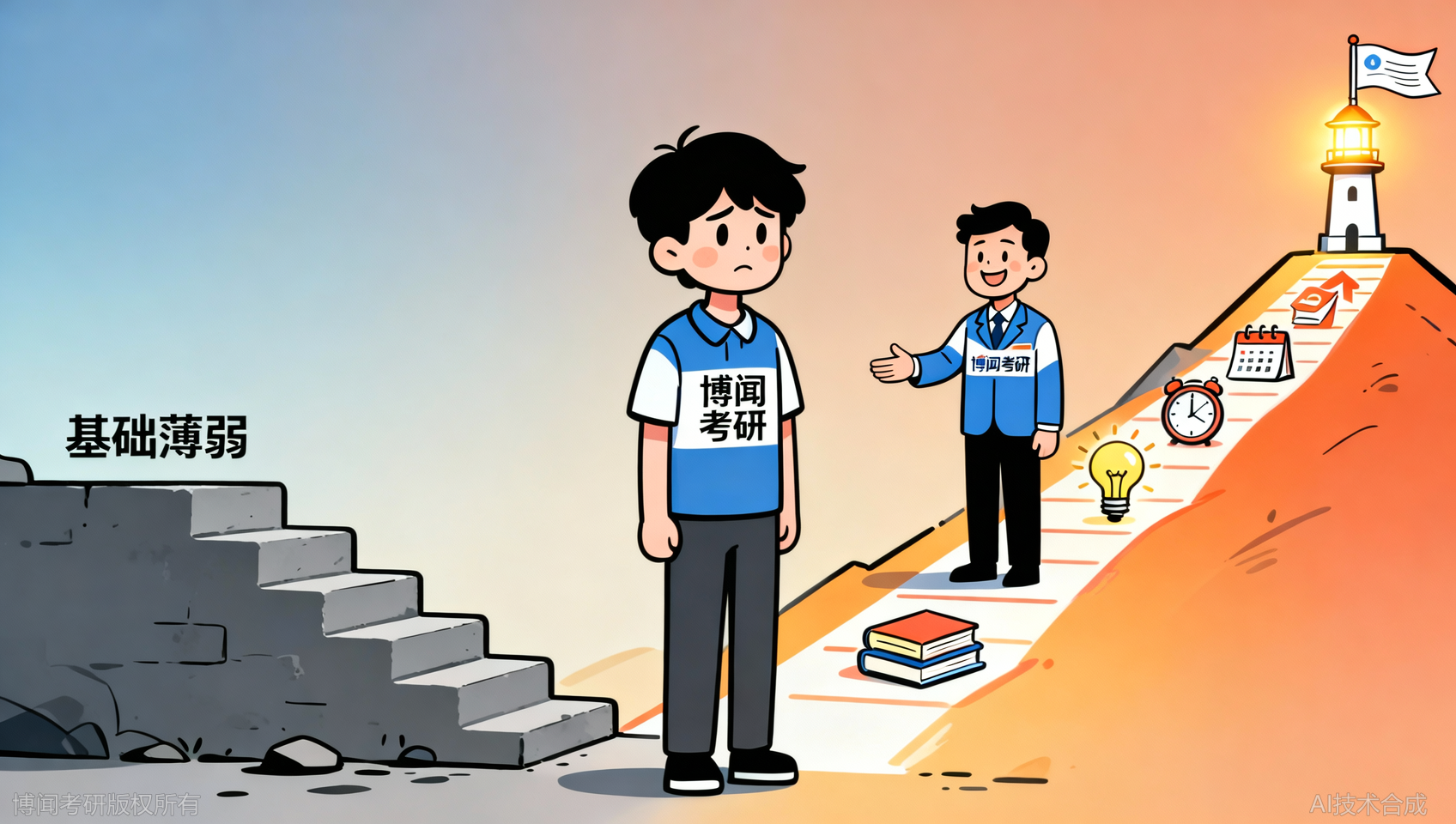 基础差能考研吗？博闻考研零基础也能上岸