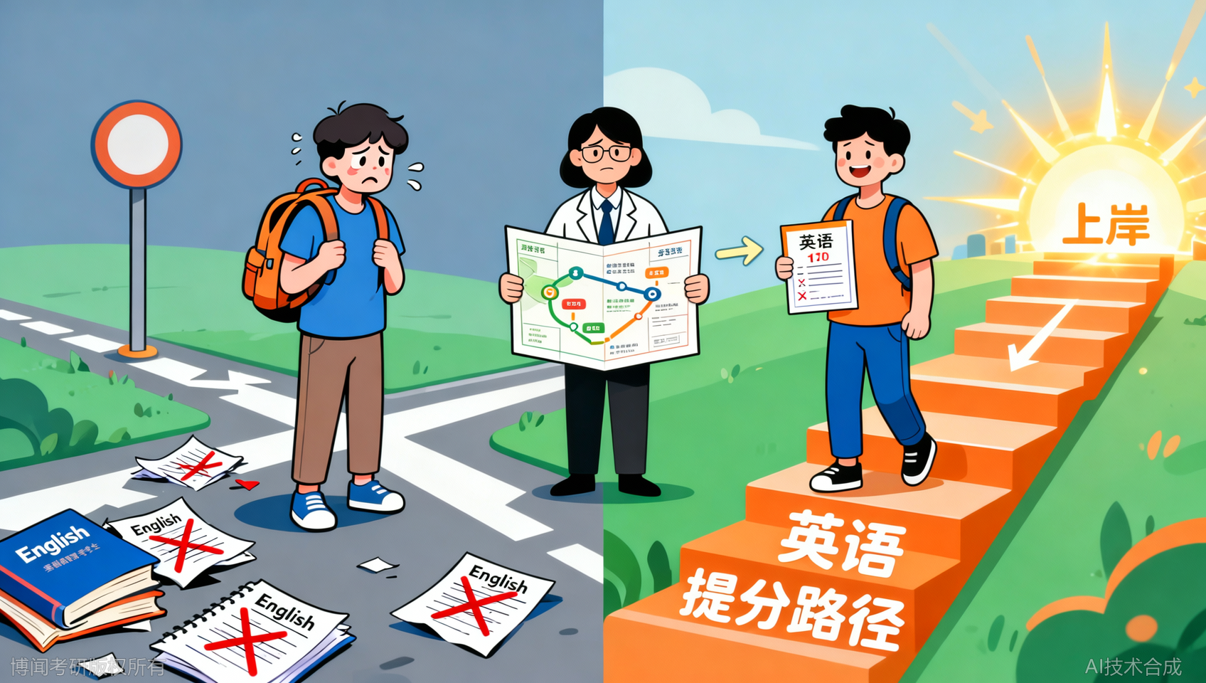 考研英语总是拖后腿？博闻考研英语全程体系救急