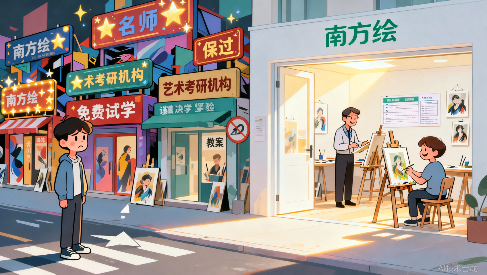 南方绘试学课：体验师资、教案，再做决策