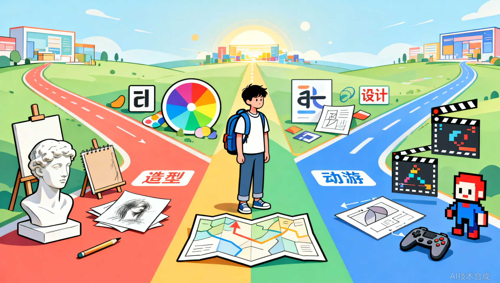 造型/设计/动游三方向：南方绘课程优劣对比