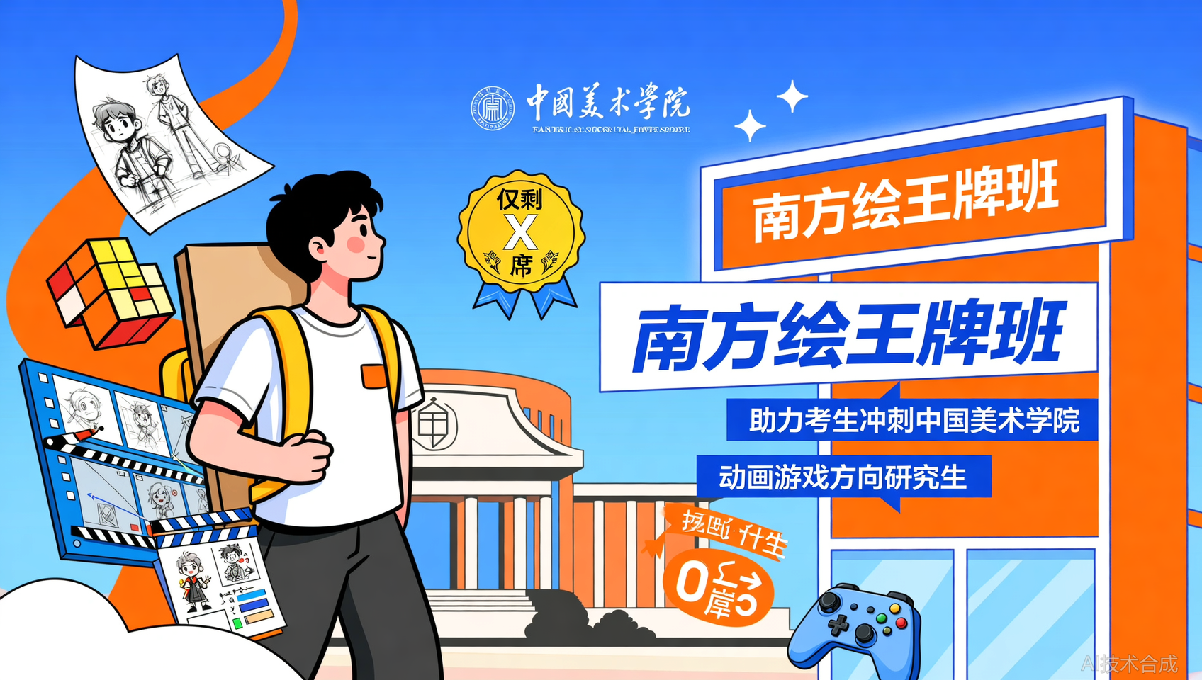 南方绘动画游戏班：限额50人，招满即止