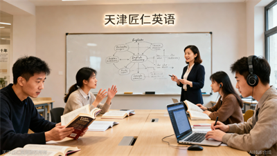 在天津匠仁英语学雅思，学生实现英语思维，语言本能使用，稳定出分