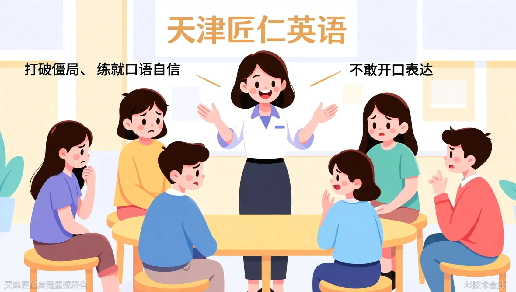 雅思口语不敢开口？天津匠仁英语EC英语角帮你自信表达
