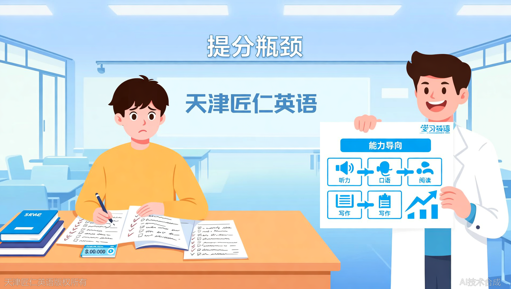 看分数提升：天津匠仁英语的学生如何突破提升瓶颈？