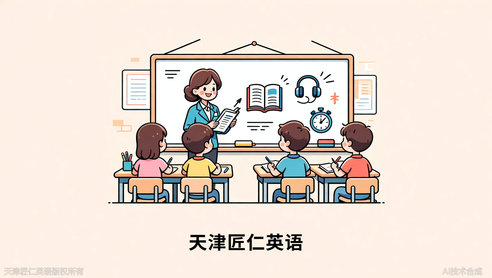 天津匠仁英语的督导老师比我还操心孩子学习