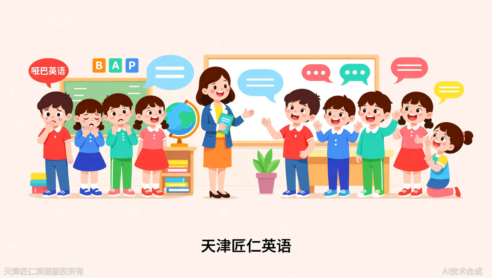 孩子口语从不敢说到自信交流，感谢天津匠仁英语