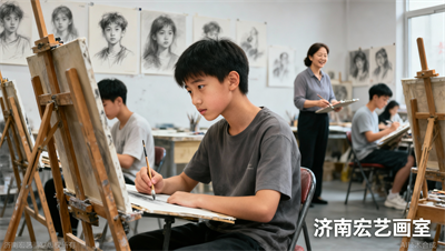 从抗拒画画到爱上艺考美术：一个济南宏艺学员的心理转变过程