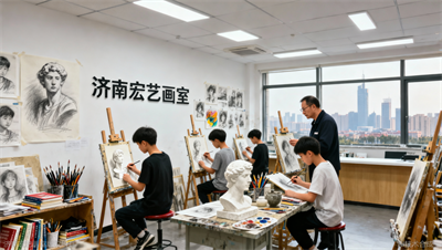 济南宏艺 2025 届美术艺考学员升学汇报：奔赴理想学府的学子风采