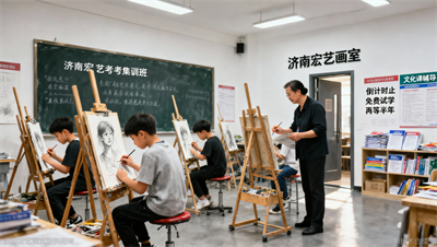 济南宏艺艺考美术集训班倒计时招募：错过这批可能要等半年